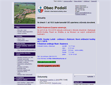 Tablet Screenshot of obecpodoli.net